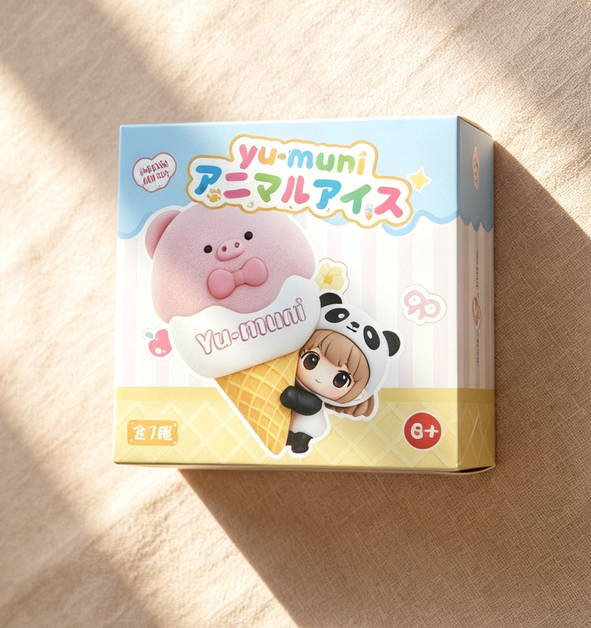 【開封後キャンセル不可、食用不可】食品級シリコーン製 アニマルアイスシリーズ スクイーズ ブラインドボックス ランダム入り ストレス解消 おもちゃ