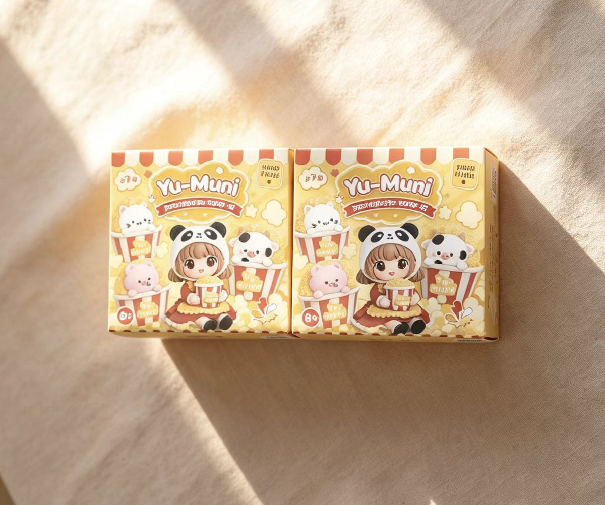 【開封後キャンセル不可、食用不可】食品級シリコーン製 ポップコーンシリーズ スクイーズ ブラインドボックス ランダム入り ストレス解消 おもちゃ