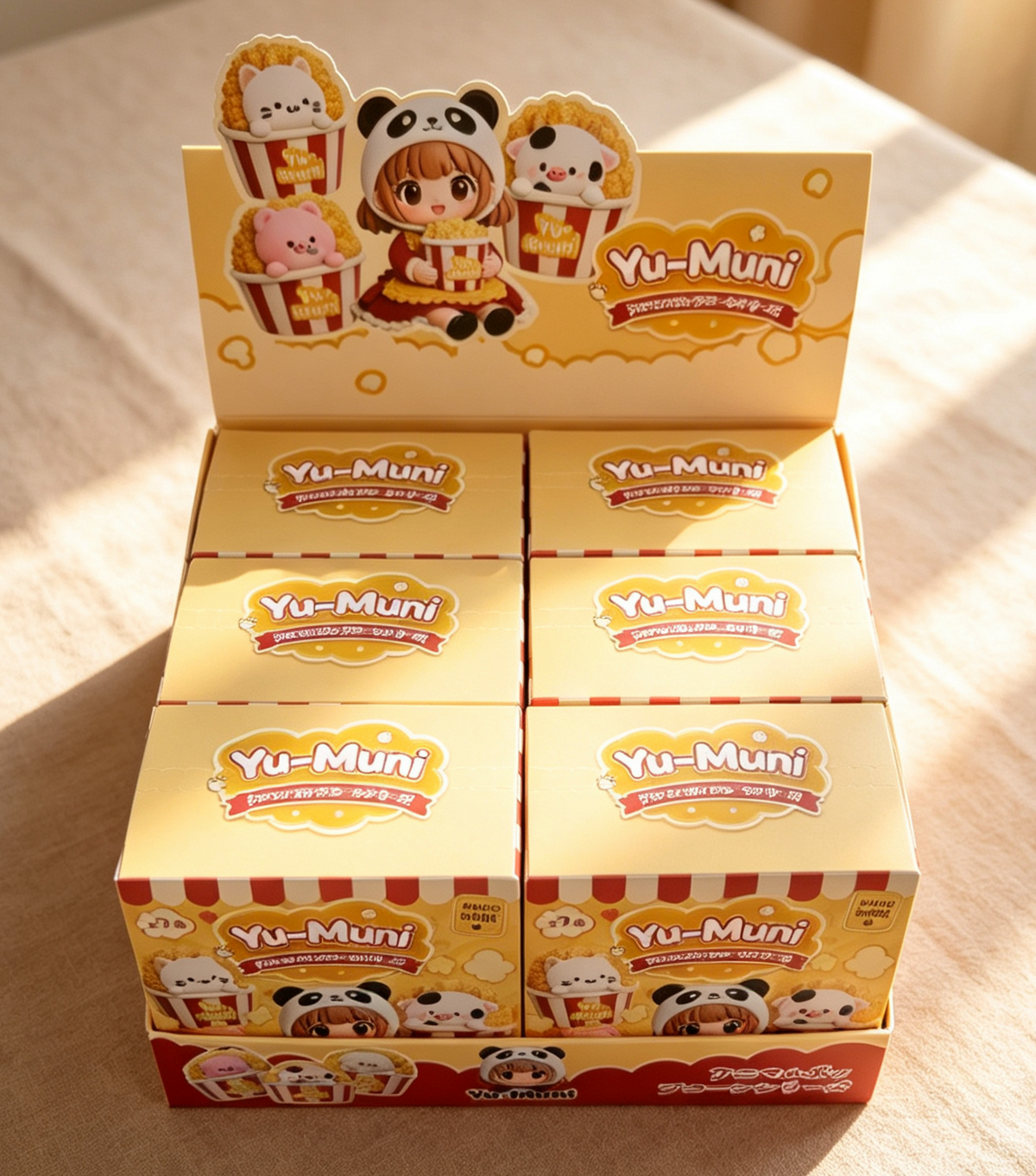 【開封後キャンセル不可、食用不可】食品級シリコーン製 ポップコーンシリーズ スクイーズ ブラインドボックス ランダム入り ストレス解消 おもちゃ