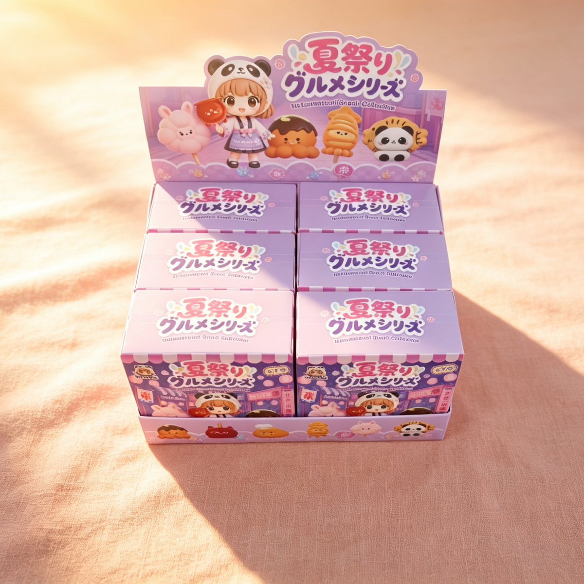 【開封後キャンセル不可、食用不可】夏祭りシリーズブラインドボックス ランダム発送 食用シリコン製、低反発おもちゃ ストレス解消