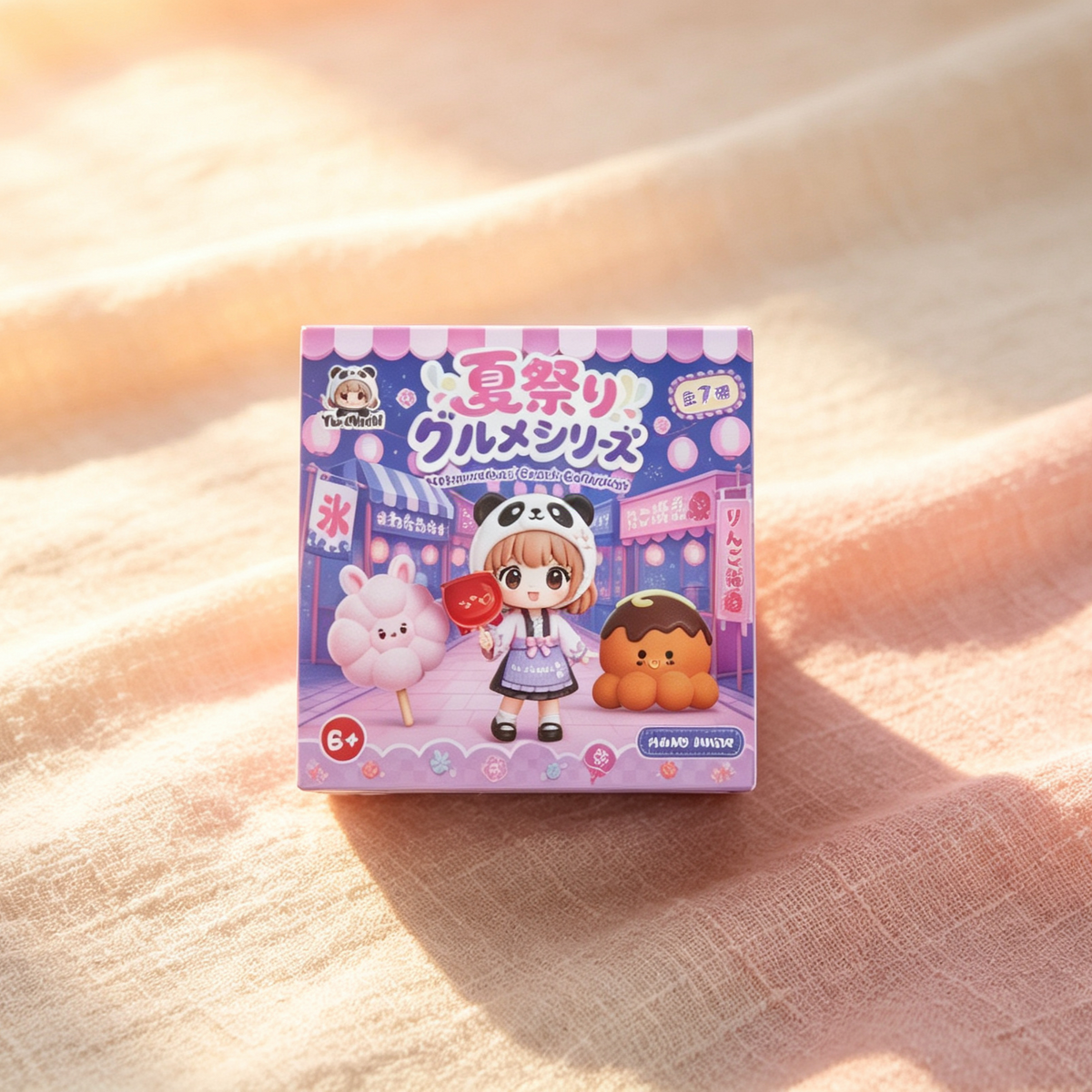 【開封後キャンセル不可、食用不可】夏祭りシリーズブラインドボックス　ランダム発送　食用シリコン製、低反発おもちゃ　ストレス解消