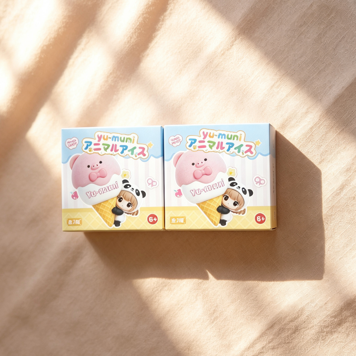 【開封後キャンセル不可、食用不可】食品級シリコーン製  アニマルアイスシリーズ スクイーズ ブラインドボックス ランダム入り ストレス解消 おもちゃ