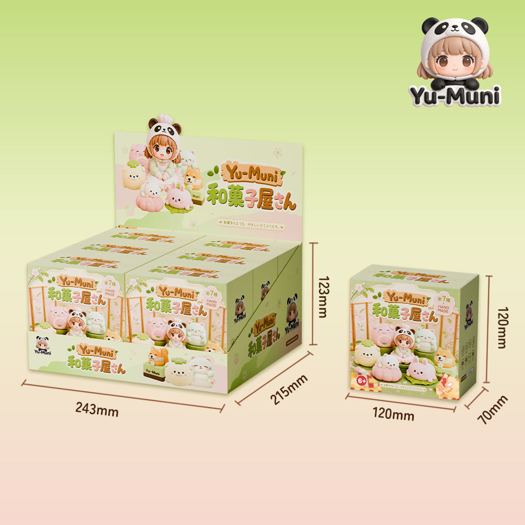 【開封後キャンセル不可、食べられません】和菓子シリーズ（粉なし）ブラインドボックス　ランダム発送　食用シリコン製、低反発おもちゃ　ストレス解消
