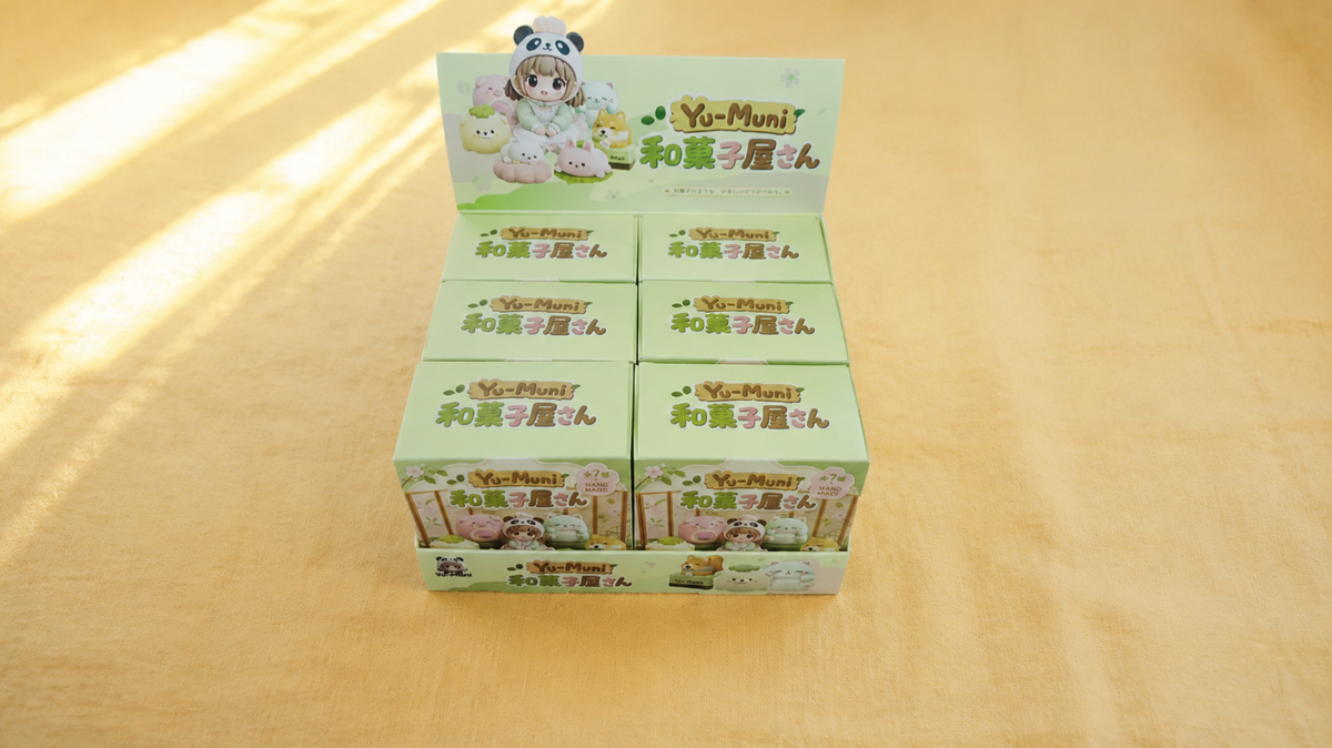 【開封後キャンセル不可、食用不可】和菓子シリーズ（粉なし）ブラインドボックス　ランダム発送　食用シリコン製、低反発おもちゃ　ストレス解消