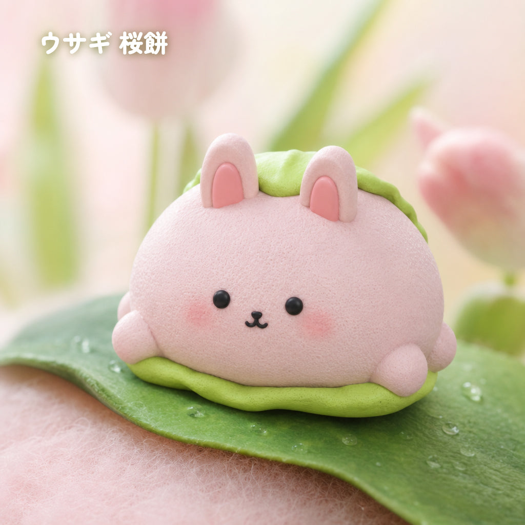 【開封後キャンセル不可、食べられません】和菓子シリーズ（粉なし）ブラインドボックス　ランダム発送　食用シリコン製、低反発おもちゃ　ストレス解消